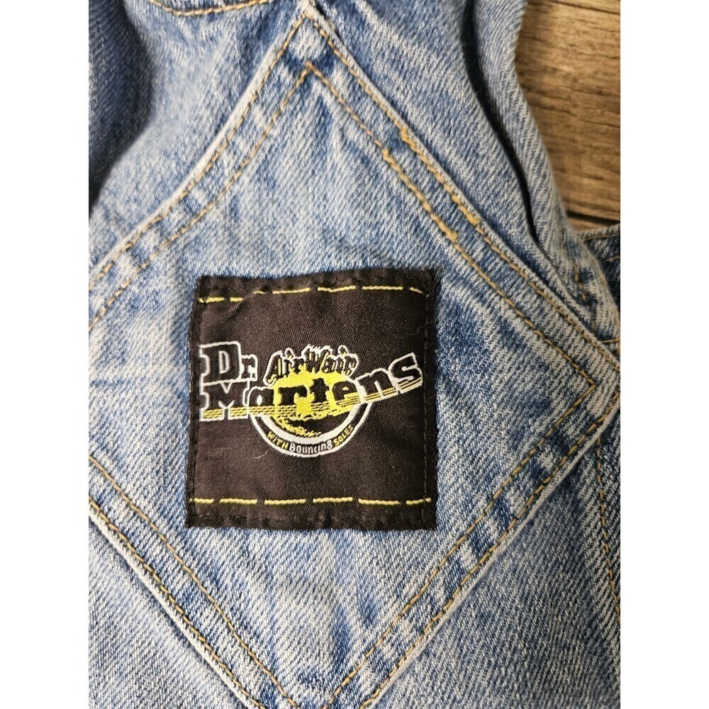 Dr. Martens RARE Vintage Denim Jean Bibs Overalls Size XL Unisex - Picture 7 of 10